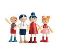 Tender Leaf Toys - Famille de poupées Family (TL8142) en bois multicolore