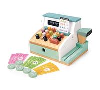 Tender Leaf Toys - General Stores Till - Comprehensive Wooden Shop Till Play Set with Scanner - Inspires Creative and Imaginative Roleplay - Age 3+