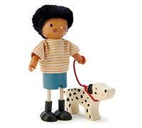Tender Leaf Toys Mr.Forrester Poupée en bois avec bras et jambes flexibles - Parfait pour les jeux imaginatifs pour les enfants - Encourage les activités de raconter des histoires