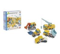 Tender Toys chariots de construction jeu de bois 5 pièces Multicolor G