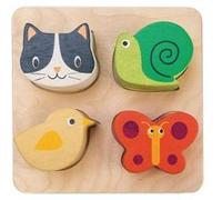 Tender Toys puzzle avec bois de forme junior 14 x 14 x 4 cm Multicolore G
