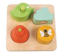 Tender Toys puzzle avec bois sonore junior 14 x 14 x 4 cm Multicolore G