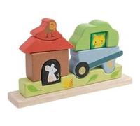 Tender Toys puzzle magnétique Bois de jardin junior 23 x 44 x 12,5 cm Multicolore G