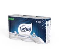 Tenderly Caresse de Lait Papier Toilette Morbid, 6 Rouleaux