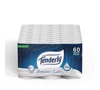 Tenderly Lot de 60 rouleaux de papier toilette caresse de lait