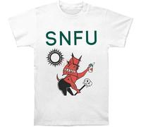 TENDERNESS Vintage 90s t Shirt SNFU Leafy This Way Comes Concert Tour 1993 Reprint White M