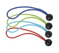 Master Lock - Set de 4 tendeurs à boule - 20 cm - Multicolore