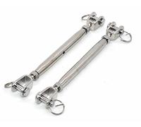 Lot de 2 tendeurs à mâchoires M8 en acier inoxydable 304 de style européen avec fermeture magnétique