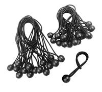 Tendeur Bâche,Tendeur Elastique Boule,30 Pièces Tendeur avec Boule,Tendeur Boule de Bâche,Tendeur Elastique pour Bannières,Sandow Elastique,Tendeur Bache Piscine