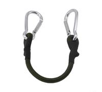 Tendeur Camping 90cm Fixation Tente et Bâche | 120cm longueur max, mousqueton double, idéal valises lourdes, sécurisé, extension flexible(30cm)