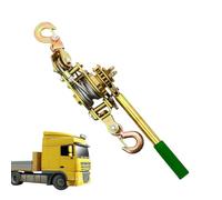 Tendeur de câble de tendeur de fil - Système de poulie de serrage à cliquet Durables | Poulie de levage manuelle portables avec engrenages renforcés, cliquet à corde robuste pour la fixation et le rég