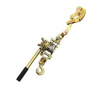 Tendeur de câble - Double crochet en acier - Outils manuels - Treuil manuel avec serre-câble - Pour une utilisation dans l'industrie, le jardin, la ferme, le chantier, les tracteurs, l' et