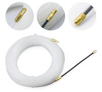 Tendeur de câble en nylon de 3 mm de diamètre et 20 m de long en blanc, idéal pour le serrage et l'organisation des câbles.