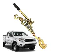 Tendeur de câble | Tracteur robuste à double crochet - Treuil à main avec pince de câble - Pour l'agriculture clôtures de l'industrie du jardin, chantier de construction de tracteur, protection de