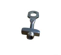 Tendeur de chaîne à vis serrée pour vélos à pignon fixe compatible avec axe de filetage standard (1 pièce)