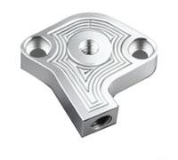 Tendeur de chaîne de rechange pour Honda pour moteur de moto WAVE125 - Fonction de synchronisation en alliage d'aluminium (argent)