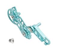 Tendeur de chaîne de vélo de montagne en alliage d'aluminium pour vélo, ajusteur de vitesse unique, guide de chaîne à double ressort, guide à double ressort