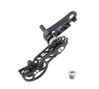 Tendeur de chaîne de vélo de montagne en alliage d'aluminium pour vélo, ajusteur de vitesse unique, guide de chaîne à double ressort, guide à double ressort