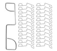 Tendeur de clôture | 25 attaches pour poteaux de clôture | Colliers pour montage, réglage et serrage de poteaux de jardin