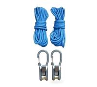 Tendeur de corde avec boucle de verrouillage, tendeur de came paracorde, rouleau paracorde, pour le camping et le bateau (2 cordes, 2 serrures)