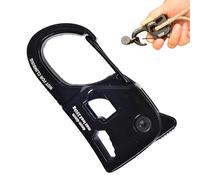 Tendeur de Corde de Tente - Corde de Liaison à Auto-verrouillable, Boucle de Serrage Automatique en Alliage en Alliage en Aluminium | Carte Les tendeurs de Corde en Aluminium avec Anneau