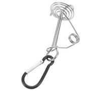Tendeur de Corde de Tente en Métal Noir, pour Randonnée | Boucle Réglable et Extensible, Absorption des Chocs, pour Haubans et Cordes de Auvent en Extérieur