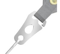 Tendeur de corde de tente - Tendeurs de cordon, fermeture à boucle de vent de tentes, tendeur de corde en acier inoxydable pour tente de camping pour randonnée, randonnée