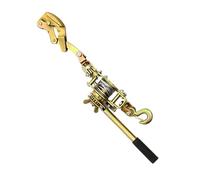 Tendeur de corde, extracteur à double crochet en acier, outils à main, extracteur de treuil de câble métallique | pour tracteur, agriculture, clôture, chantier, ombrage, ferme extérieure