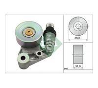 Tendeur De Courroie Courroie Trapézoïdale À Nervures Schaeffler Ina 534 0021 10