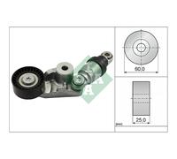 Tendeur de courroie, courroie trapézoïdale à nervures Schaeffler INA 534 0585 10
