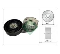 Tendeur de courroie, courroie trapézoïdale à nervures Schaeffler INA 534 0668 10