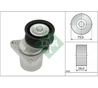 Tendeur de courroie multi-cannelée 534 0128 20 INA pour FORD VOLVO
