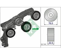 Tendeur de courroie multi-cannelée 534 0431 10 INA pour MERCEDES-BENZ CLASSE A
