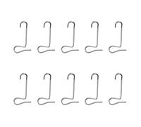 Tendeur de fil de clôture 10 pièces, outil de tension de fil d'acier métallique, outil de réparation de clôture robuste pour fil de fer barbelé, avec construction en acier