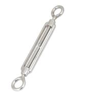 Tendeur de fil robuste en acier inoxydable 304 avec vis à œillet M4 à M8 - Boulon de tension réglable pour câble métallique - 1 pièce
