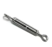 Tendeur de Fil Tendeur de fil tendeur M4 M5 M6 M8 M10 en acier inoxydable 304, crochets gréement chaîne réglables et œillets, câble métallique, jardin, Kit treillis for mur briques(M5,OO Type)