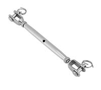 Tendeur de Mâchoire Tendeur à Corps Fermé en Acier Inoxydable de Vis de Gréement Galvanisé pour les Activités en Plein Air (M5)