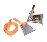 Tendeur d'épissure de comptoir en pierre pour marbre carrelage quartz et pierre artificielle avec ruban en fibre de polypropylène et boucle à cliquet galvanisée