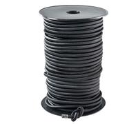 Tendeur élastique noir - WERKA PRO - 4mm x 50 mètres - Résistant aux UV et au grand froid