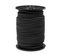 Tendeur élastique noir WERKA PRO 6mm x 50 mètres sur bobine
