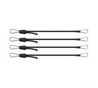 Tendeur élastique pour filet de tennis avec œillet en laiton pour installation officielle du terrain - Sangle de 1 m (4 pièces)