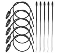 Tendeur Elastique Sandow Elastique pour Panneau d'avertissement Porte-vélos Italie 10 Morceaux de Tendeurs Elastique avec Crochets 50 cm,pour Vélos Motos Toiles Haubans de Vamping Longueur Réglable