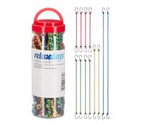 Tendeur en set sangle de fixation 12 pièces nylon tendeur élastique 4 tailles