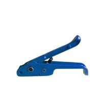 Tendeur et coupeur de cerclage multifonctionnel, outils de cerclage manuels, Machine d'emballage manuelle en plastique et acier PE, pince de serrage d'emballage(Blue tensioner)