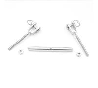 tendeur fil a linge 1 pièces M5 M6 M8 M10 M12 M14 M16 M20 M24 acier inoxydable 304/316 tendeur boulon câble connecteur serré pour Tension de Corde(M14,316 Stainless Steel)