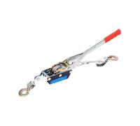 Tendeur manuel à double crochet - Outil de treuil manuel pour tirer les câbles, idéal pour sertir le jardinage, l'installation de cadre de construction et les tâches de garde-corps de terrasse