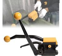 Tendeur manuel robuste et outil de coupe pour cerclage en acier - Idéal pour sécuriser les emballages en métal, bois et aluminium