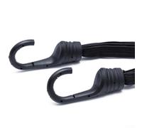 Tendeur Vélo Élastique 4 Brins pour Porte Bagages - Sangle d'Arrimage pour moto et Bicyclette - Crochet Acier Gainé Plastique - Extenseur Bagage Flexible 90cm(60CM)