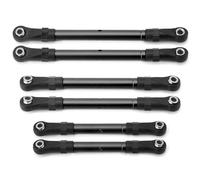 Tendeurs avant et arrière réglables - Tiges de traction - Biellettes de direction - Tige de liaison servo compatible avec les tuyaux Traxxas Slash Rustler Stampede 4x4