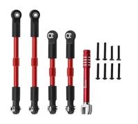 Tendeurs Cambrure Liens Orteil Ensemble Liaison Métal pour Arrma pour Gorgon 4X2 pour Vorteks 2WD 1/10 Fury Mega 550 Tremblement Terre Voiture RC Rc Jouets Accessoires